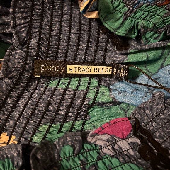 TRACY REESE Anthropology Women's Off the Shoulder Blouse Tunic Top Size XS - Picture 5 of 5